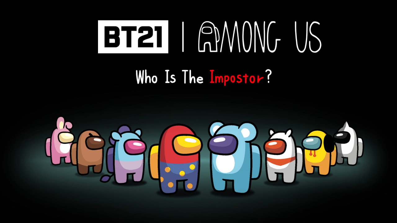 New Merch Collab: Among Us | BT21!