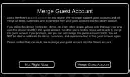 Merging Guest Accounts