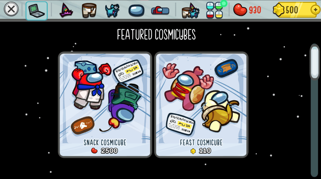 All the cosmetics in the Among Us Indie Cosmicube and how to get