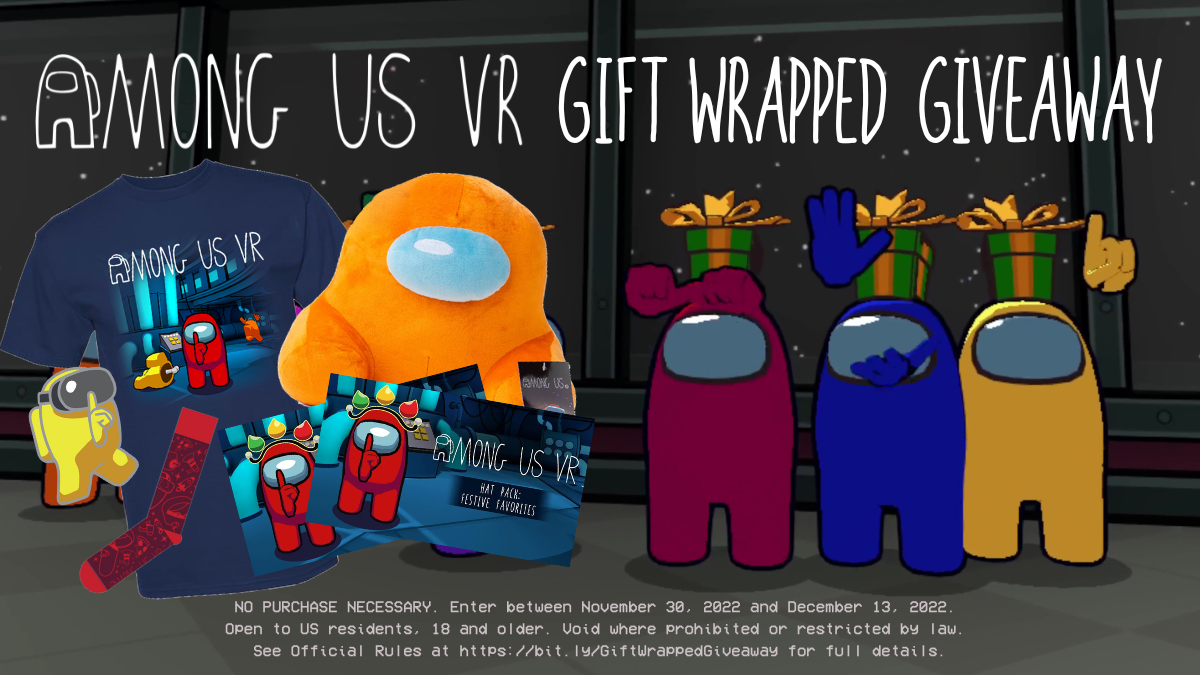 Announcing the Gift Wrapped Giveaway: Get the Gift of Among Us VR